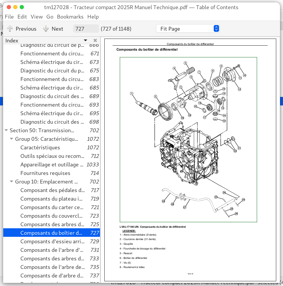 John Deere 2025R Diagnosis and Repair Service Manual (TM127028) A++